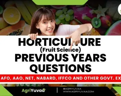 Horticulture Previous Questions 2025